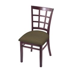 3130 18" Chair with Dark Cherry Finish and Graph Cork Seat