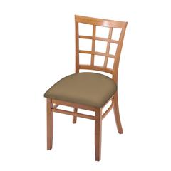 3130 18" Chair with Medium Finish and Canter Sand Seat