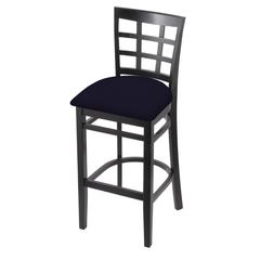 3130 25" Counter Stool with Black Finish and Canter Twilight Seat