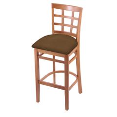 3130 25" Counter Stool with Medium Finish and Rein Thatch Seat