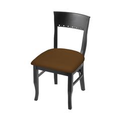 3160 18" Chair with Black Finish and Canter Thatch Seat