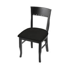 3160 18" Chair with Black Finish and Canter Espresso Seat
