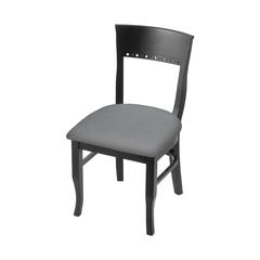 3160 18" Chair with Black Finish and Canter Folkstone Grey Seat