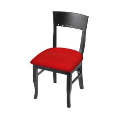 3160 18" Chair with Black Finish and Canter Red Seat
