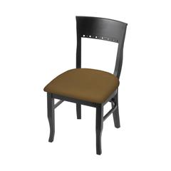 3160 18" Chair with Black Finish and Canter Saddle Seat