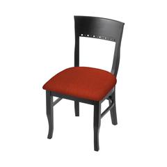 3160 18" Chair with Black Finish and Graph Poppy Seat