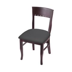 3160 18" Chair with Dark Cherry Finish and Canter Storm Seat