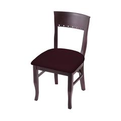 3160 18" Chair with Dark Cherry Finish and Canter Bordeaux Seat