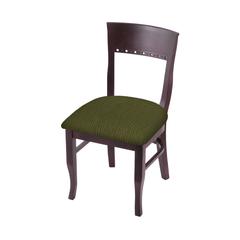 3160 18" Chair with Dark Cherry Finish and Graph Parrot Seat