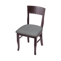 3160 18" Chair with Dark Cherry Finish and Graph Alpine Seat