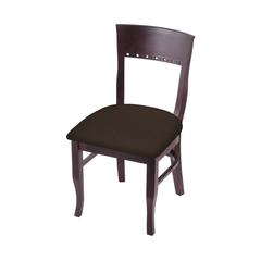 3160 18" Chair with Dark Cherry Finish and Rein Coffee Seat