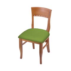 3160 18" Chair with Medium Finish and Canter Kiwi Green Seat