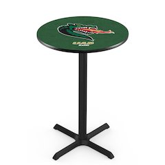 L211 University of Alabama at Birmingham 42" Tall - 36" Top Pub Table with Black Wrinkle Finish