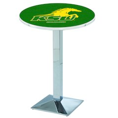 L217 Kentucky State University 42' Tall - 36' Top Pub Table w/ Chrome Finish