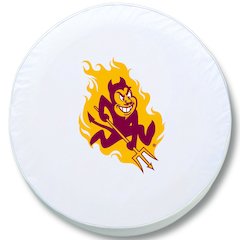 35 x 12.5 Arizona State Tire Cover with Sparky Logo