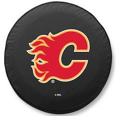 35 x 12.5 Calgary Flames Tire Cover