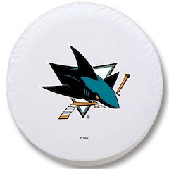 37 x 12.5 San Jose Sharks Tire Cover