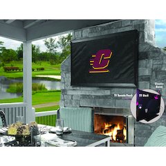 Central Michigan TV Cover (TV sizes 60"-65") by Covers by HBS
