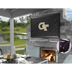 Georgia Tech TV Cover (TV sizes 60"-65") by Covers by HBS