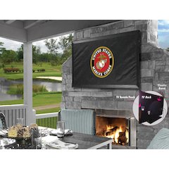 U.S. Marines TV Cover (TV sizes 60"-65") by Covers by HBS