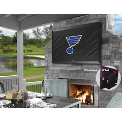 St Louis Blues TV Cover (TV sizes 60"-65") by Covers by HBS