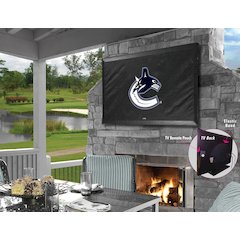 Vancouver Canucks TV Cover (TV sizes 60"-65") by Covers by HBS