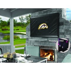 Western Michigan TV Cover (TV sizes 60"-65") by Covers by HBS
