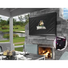 Wright State TV Cover (TV sizes 60"-65") by Covers by HBS