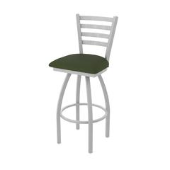 410 Jackie 36" Swivel Bar Stool with Anodized Nickel Finish and Canter Pine Seat