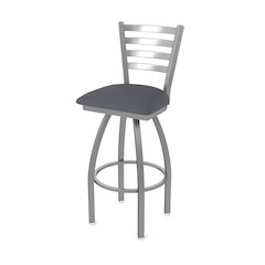 410 Jackie Stainless Steel 25" Swivel Counter Stool with Canter Storm Seat