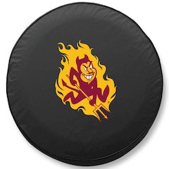 28 x 8 Arizona State Tire Cover with Sparky Logo