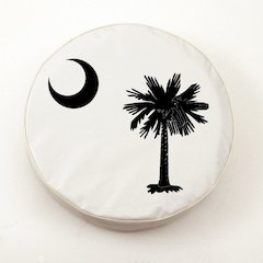 South Carolina State Flag Tire Cover