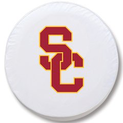 35 x 12.5 USC Trojans Tire Cover