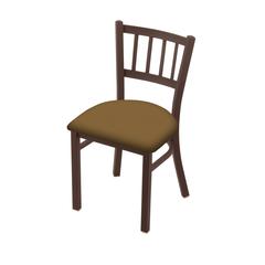 610 Contessa 18" Chair with Bronze Finish and Canter Saddle Seat