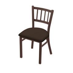 610 Contessa 18" Chair with Bronze Finish and Rein Coffee Seat