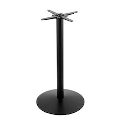 214 Black Cast Iron Counter Height Base with 22" Dia. Round Foot