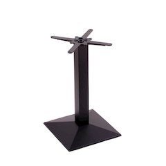 217 Black Cast Iron Table Height Base with Square Foot