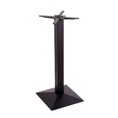 217 Black Cast Iron Counter Height Base with Square Foot