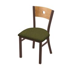 630 Voltaire 18" Chair with Bronze Finish, Medium Back, and Graph Parrot Seat