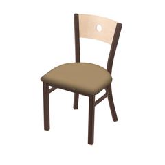 630 Voltaire 18" Chair with Bronze Finish, Natural Back, and Canter Sand Seat