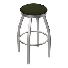 802 Misha Stainless Steel 36" Swivel Bar Stool with Canter Pine Seat