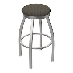 802 Misha Stainless Steel 36" Swivel Bar Stool with Graph Chalice Seat