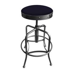 910 Industrial-Adjustable Stool with Clear Coat Finish and Canter Twilight Seat