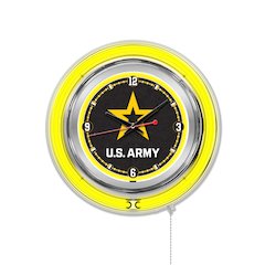 U.S. Army Neon Clock