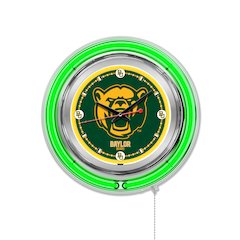 Baylor Neon Clock