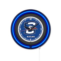 Creighton University 15" Double Neon Wall Clock