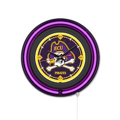 East Carolina University 15" Double Neon Wall Clock