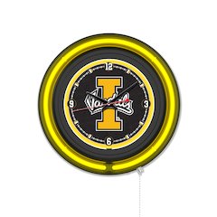 University of Idaho 15" Double Neon Wall Clock