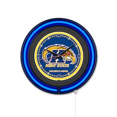 Kent State University 15" Double Neon Wall Clock