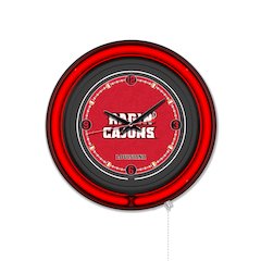 University of Louisiana at Lafayette 15" Double Neon Wall Clock